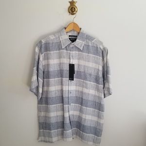 🔥 Bruno Linen Button Down Casual Shirt